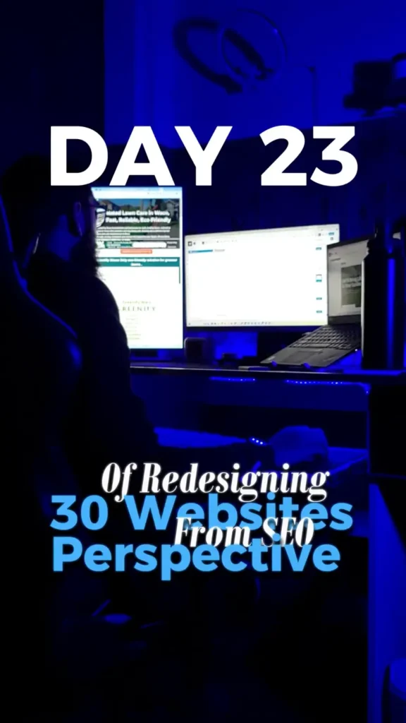 day 23 of redesigning